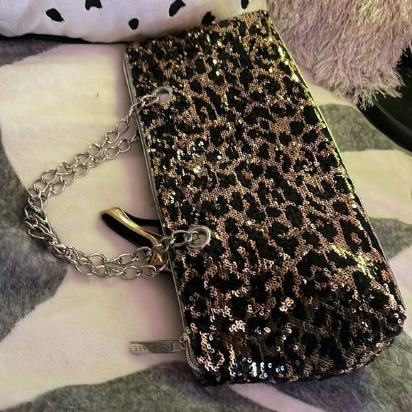 Wild Eye Designs x iceware sequin leopard heel Insulated Wine bag/purse - Picture 9 of 11